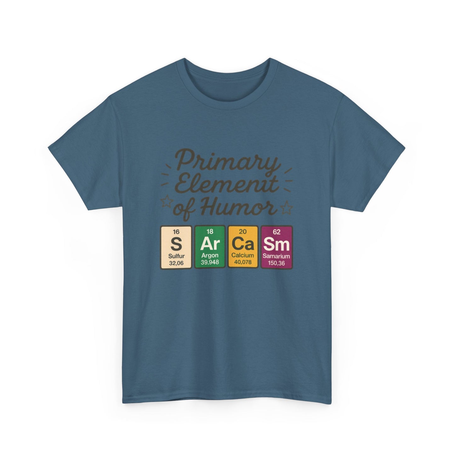 Funny Mens Science T-Shirt, Sarcasm Element of Humor Tee, Periodic Table Nerd Shirt for Him, Humor T-Shirt, Periodic Table Chemistry Humor