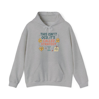 Strategic Humor Hoodie, Unisex Sweatshirt, Gift for Strategists, Funny Hoodie, Planner Gift, Cozy Stylish Sweatshirt, Relaxed Fit Hoody