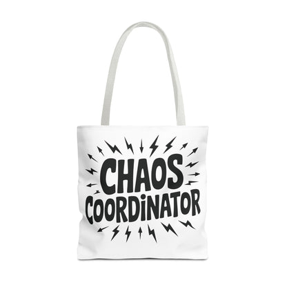 Chaos Coordinator Tote Bag, Fun Carryall for Busy Moms, Students, or Event Planners, Perfect Gift, Beach Weekender Bag,  Large Tote Bag