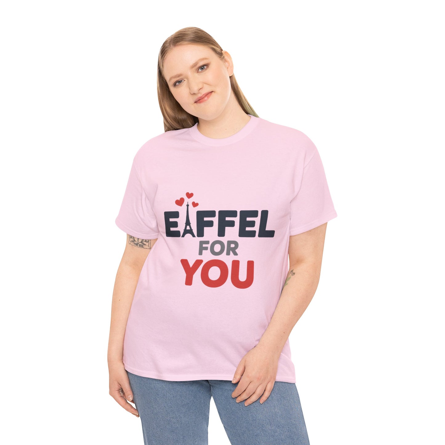 Eiffel For You Romantic Paris Graphic Womens T-Shirt, Eiffel Shirt