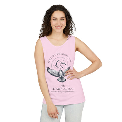 Air Elemental Seal Tank Top, Clarity & Spiritual Freedom Symbol Tee, Unisex Elemental Shirt, Vision Totem Gift, Spiritual Gift