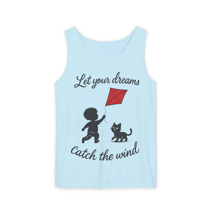 Dream-Catching Tank Top - Lightweight, Womens, Inspirational Graphic Tee, Summer Wear, Perfect Gift for Kids & Families