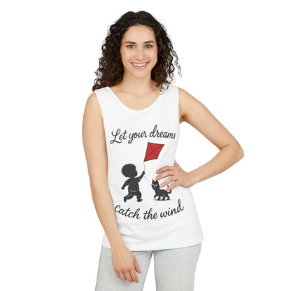Dream-Catching Tank Top - Lightweight, Womens, Inspirational Graphic Tee, Summer Wear, Perfect Gift for Kids & Families