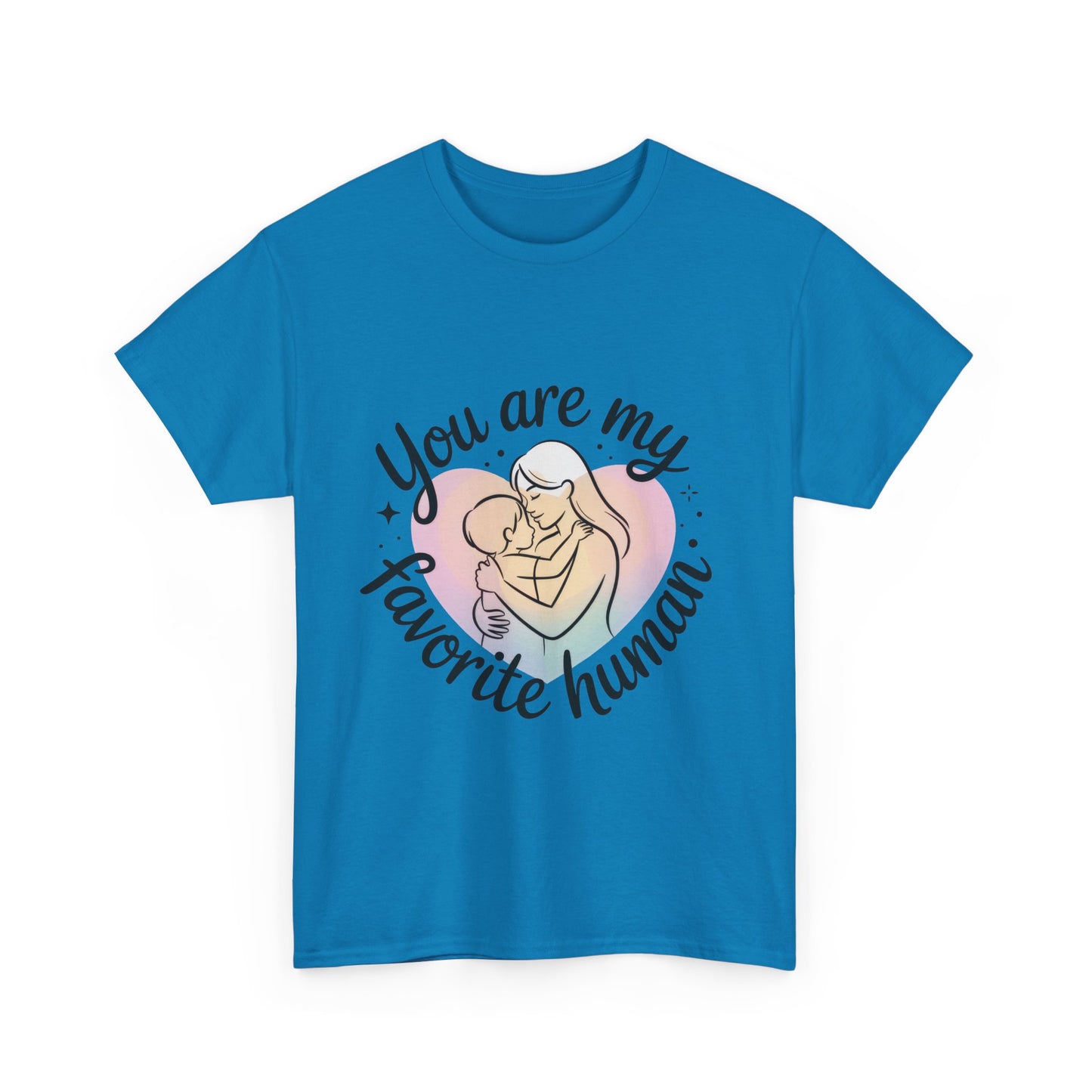You Are My Favorite Human T-Shirt, Cute Mother and Child Shirt, Gift for Mom or Baby Shower, Mother's Day Gift
