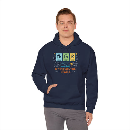 Science Hoodie for Men, Funny Nerd Hoodie, Element of Humor Sweatshirt, Science Lover Gift for Him, Chemistry Lover Gift