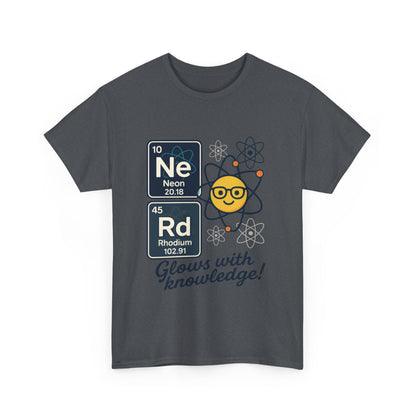 Funny Mens Nerd T-Shirt, NeRd Periodic Table Shirt, Glowing Knowledge Tee, Science Lover Gift, Chemistry Shirt, STEM Apparel, Science Tee