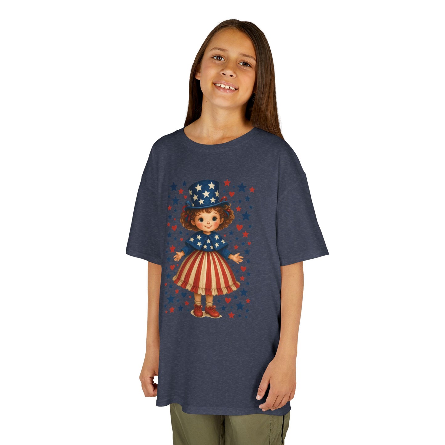 Patriotic Kids Tee, Independence Day, 4th of July, Memorial Day, Kids Party, Casual Wear