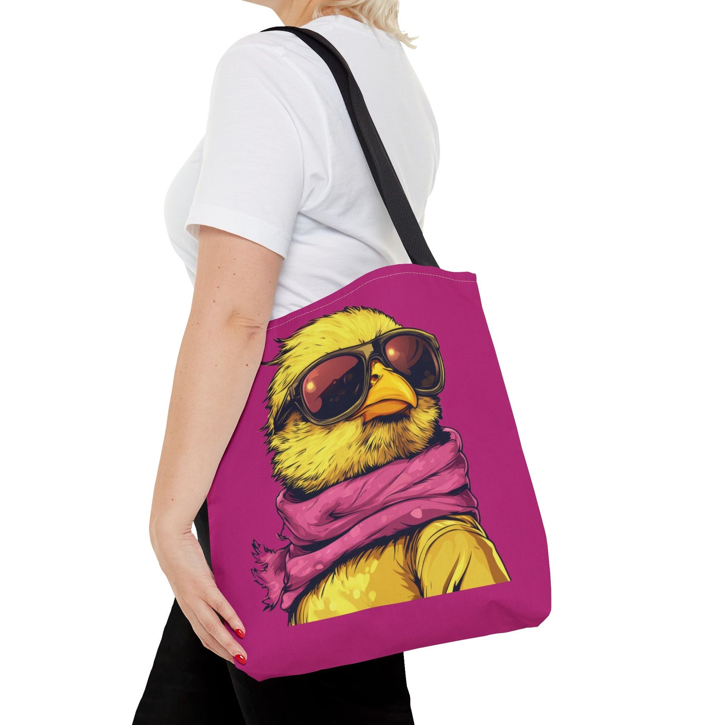 Chic Bird Tote Bag, Trendy Shopping Tote, Eco-friendly Bag, Gift for Animal Lovers, Summer Accessory, Beach Weekender Bag, Large Canvas Bag