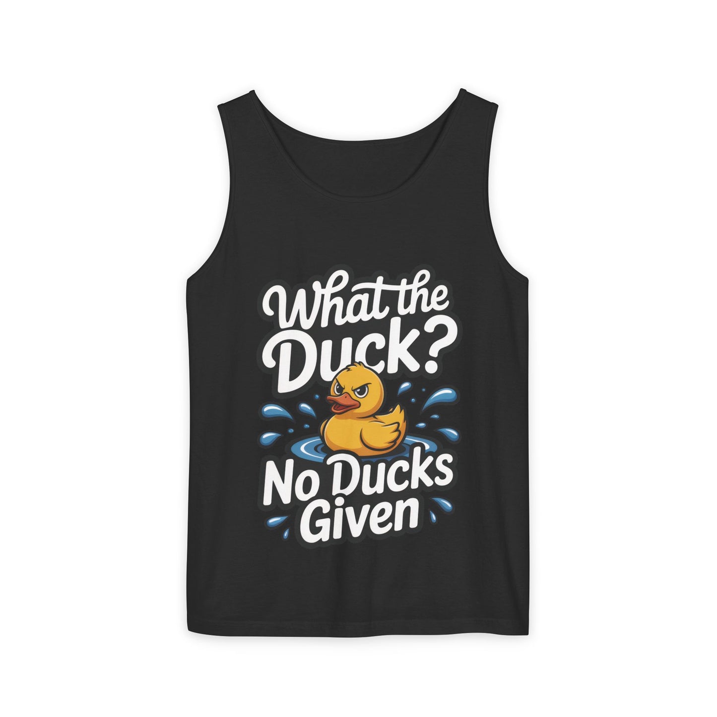 What The Duck Funny Womens Tank Top, No Ducks Given Tee, Sarcastic Duck Tee, Rubber Duck Graphic Tank, Humor Gift For Her,Beach Party Outfit