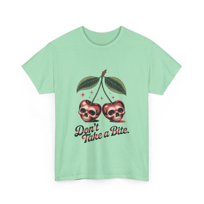 Skull Cherry Womens Graphic Tee, Edgy Tee, Unique Gift, Halloween Apparel, Cute Gothic Fruit Graphic Tee for Women, Funny Dark Style Shirt