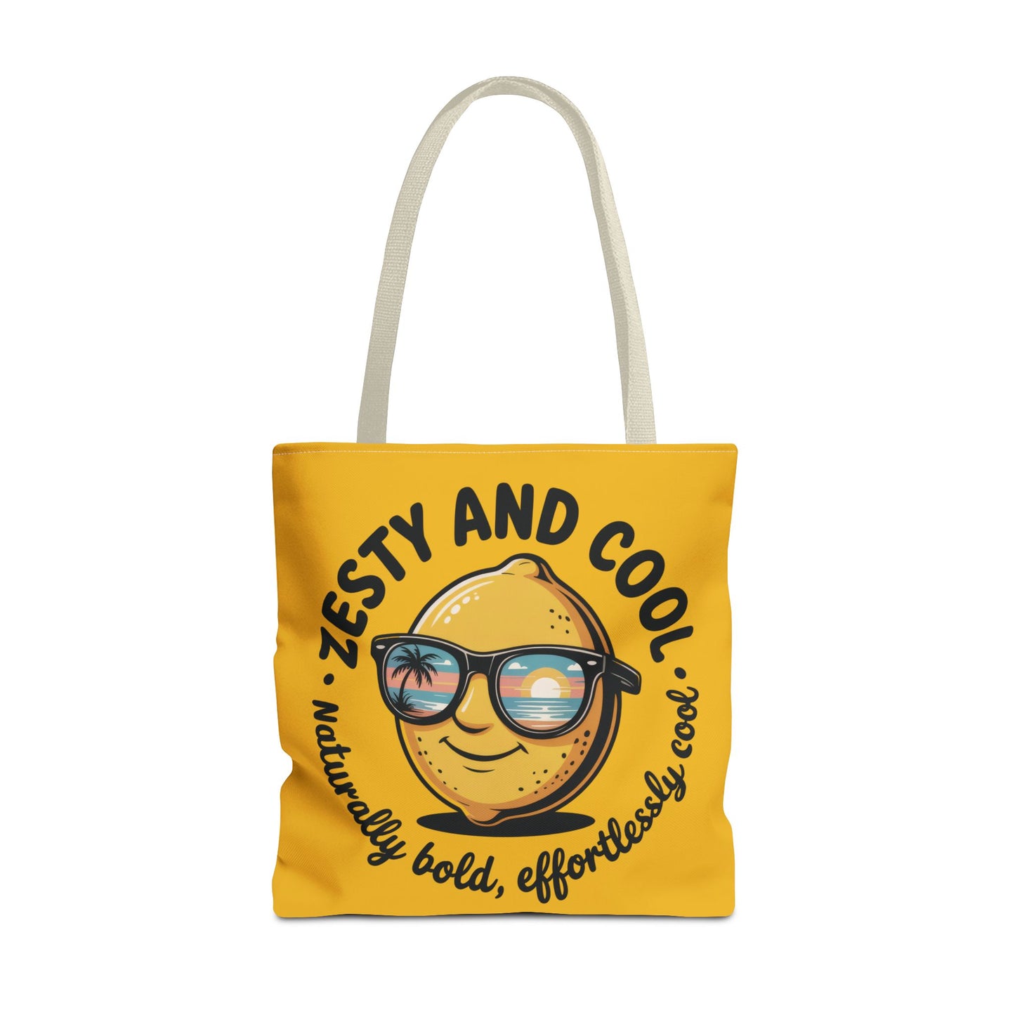 Zesty Lemon Tote Bag - Fun & Bold Carry-All for Everyday Use, Summer, Beach Days, Gifts, Eco-Friendly Shopping, Large Tote Bag