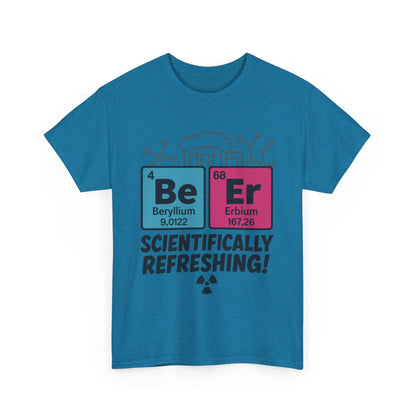 Mens Beer Science T-Shirt, Periodic Table Tee, Nerd Shirt for Him, Science Gift Tee, Chemistry Shirt, Science Lover Apparel, STEM Outfit