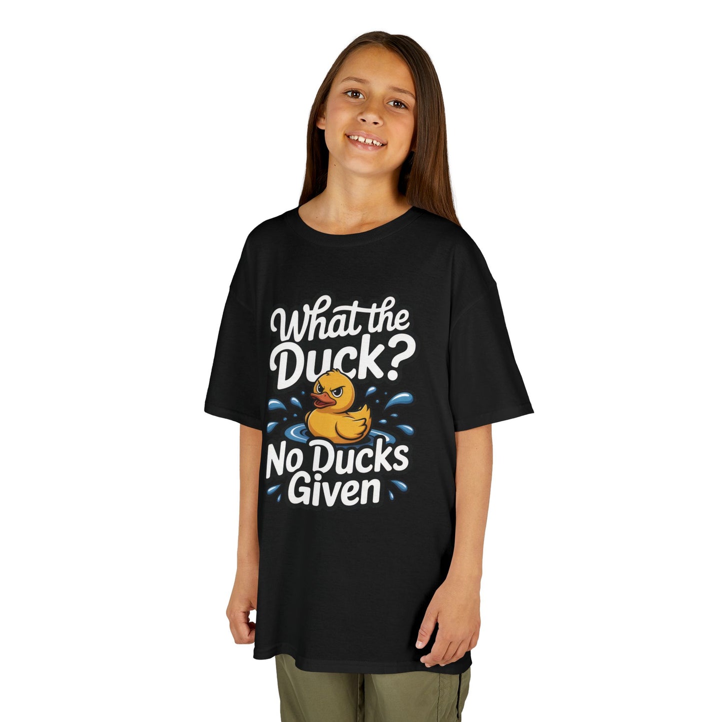 Funny Teen Duck Shirt, Kids Humor Tee, What The Duck Meme Tee, No Ducks Given Youth Tee, Sarcastic Rubber Duck Shirt, Cool Gift For Teens