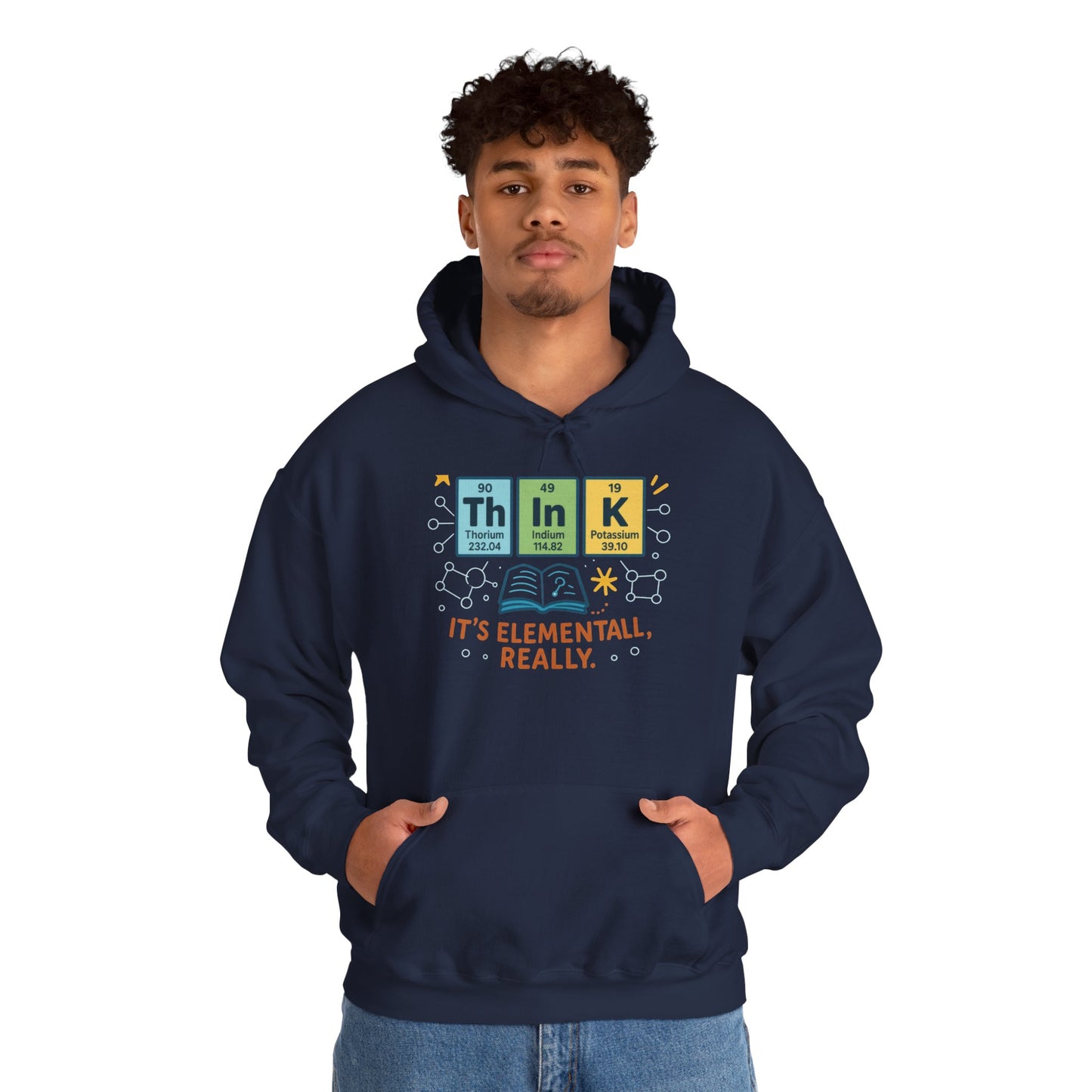 Science Hoodie for Men, Funny Nerd Hoodie, Element of Humor Sweatshirt, Science Lover Gift for Him, Chemistry Lover Gift