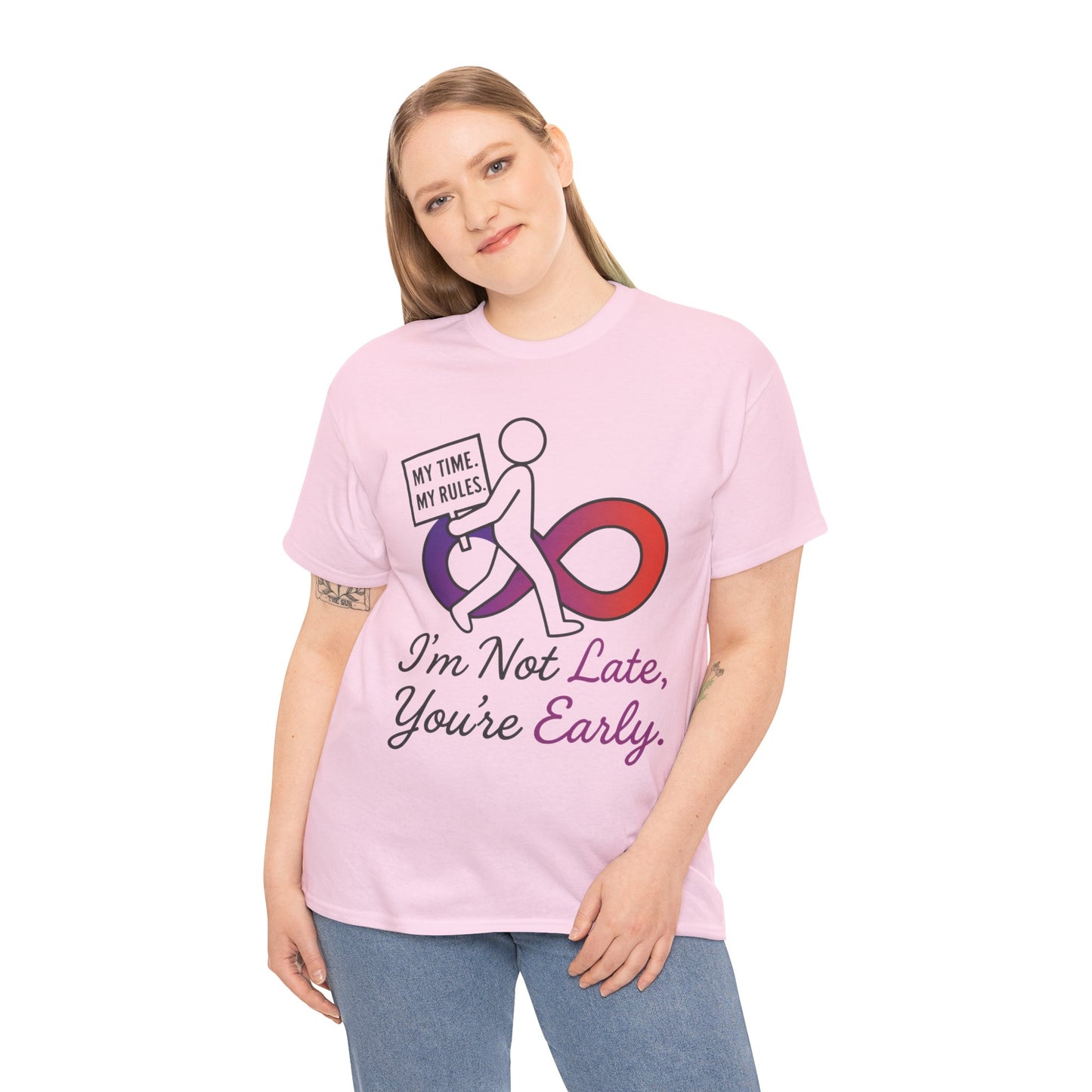 My Time My Rules Women's Heavy Cotton Tee, Funny T-Shirt, Casual Wear, women empowerment tee, confident woman shirt, self love t shirt