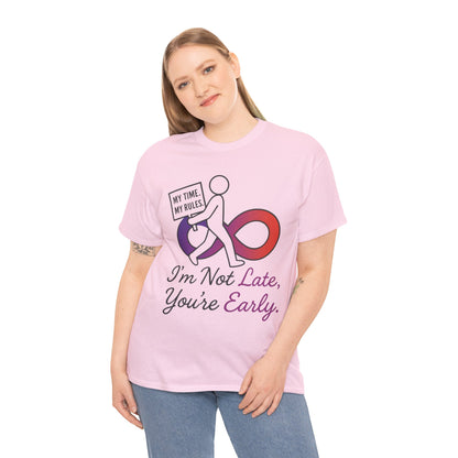 My Time My Rules Women's Heavy Cotton Tee, Funny T-Shirt, Casual Wear, women empowerment tee, confident woman shirt, self love t shirt