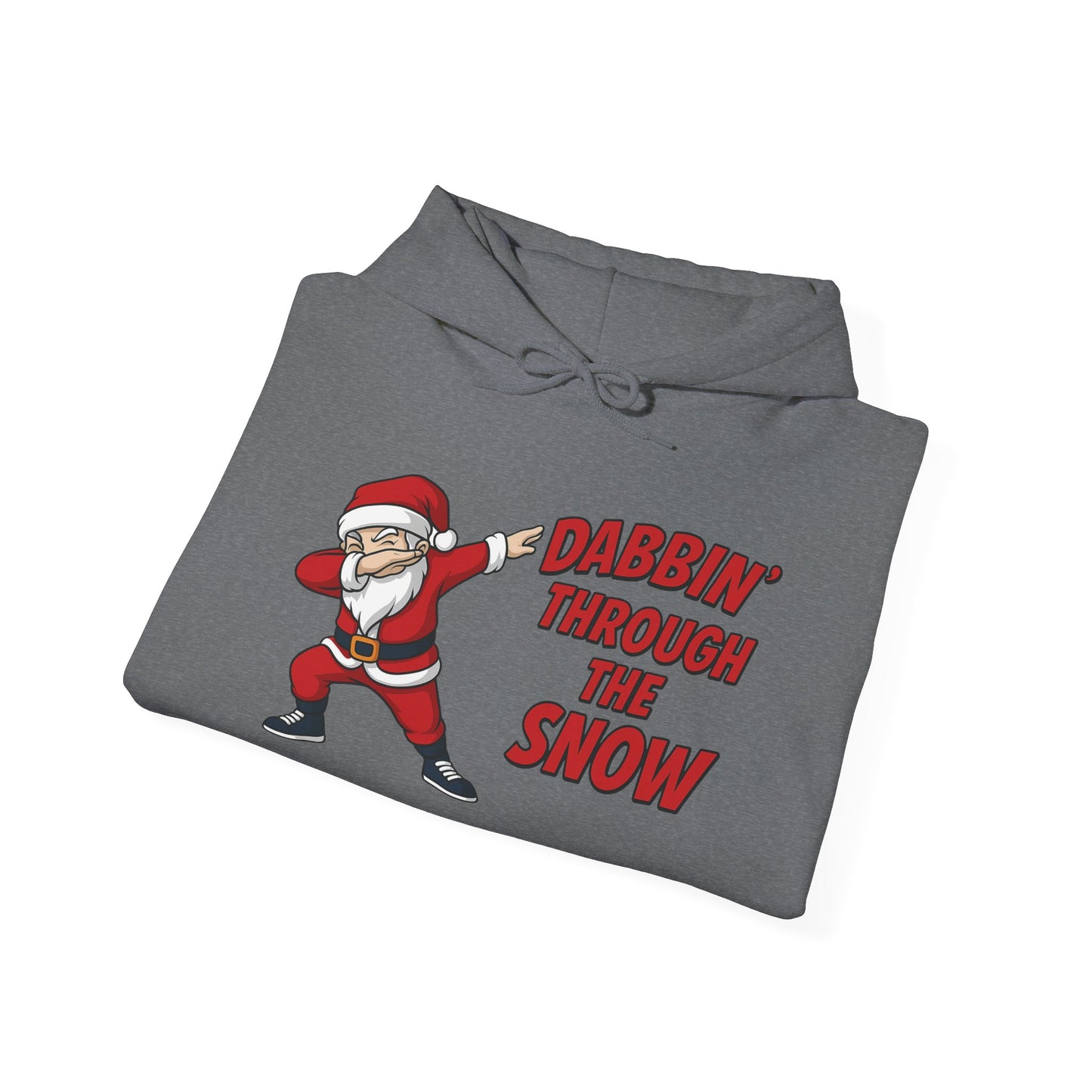 Dabbin Santa Men's Christmas Hoodie, Funny Holiday Sweatshirt