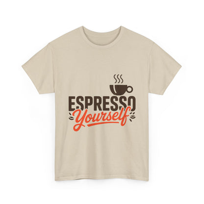 Espresso Yourself Mens T-Shirt, Funny Coffee Graphic Tee, Coffee Tee, Coffee Humor