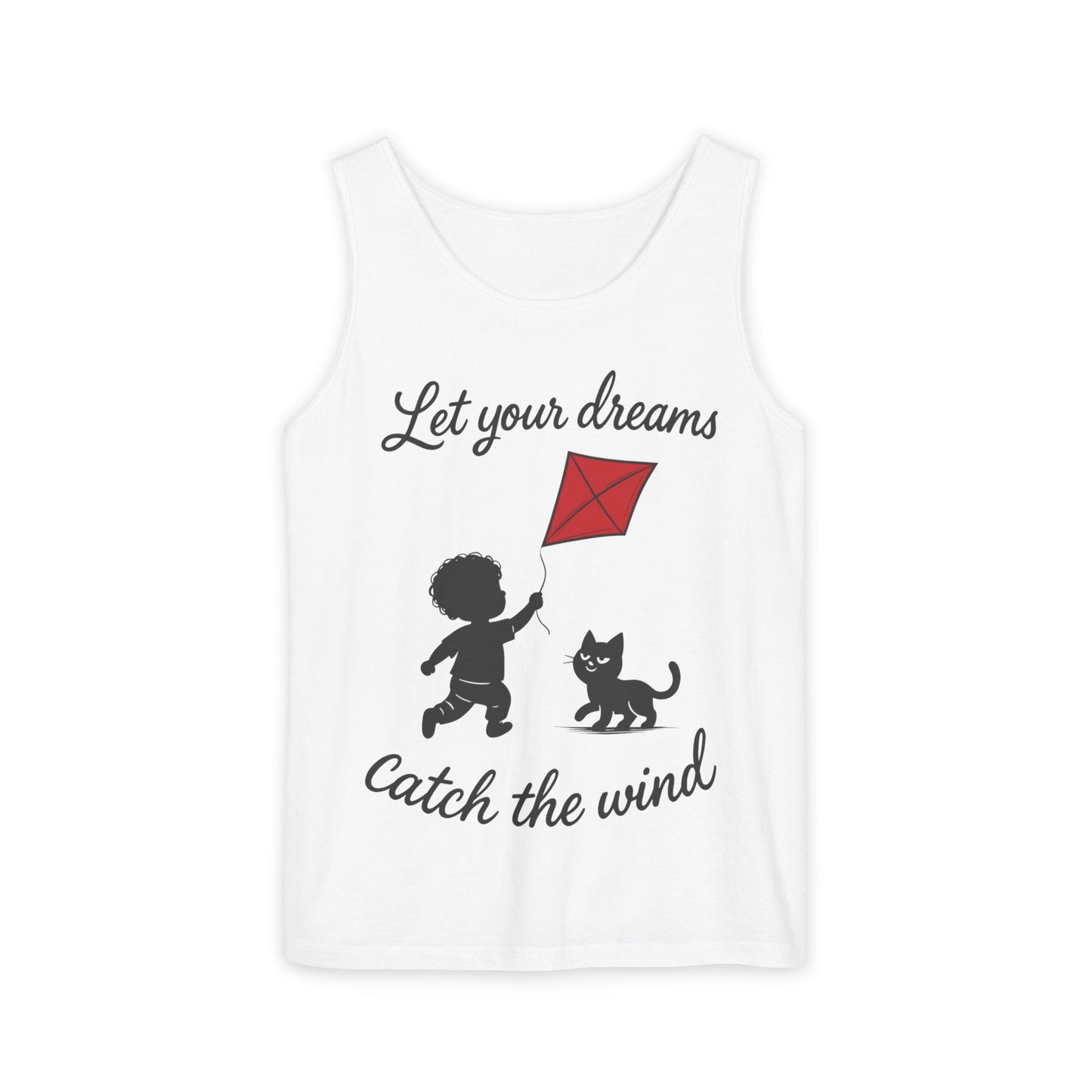 Dream-Catching Tank Top - Lightweight, Womens, Inspirational Graphic Tee, Summer Wear, Perfect Gift for Kids & Families