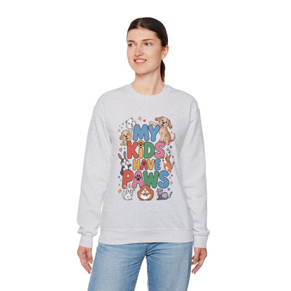 My Kids Have Paws Sweatshirt, Pet Lover Gift, Cute Animal Shirt, Cute Pet Mom Tee, Animal Parent T-Shirt, Gift for Animal Lovers