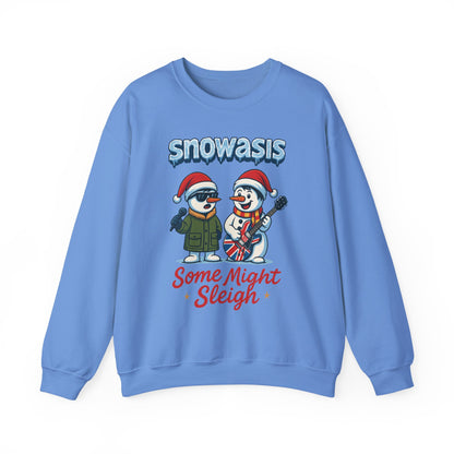 Snowasis Some Might Sleigh Women's Christmas Sweatshirt, Funny Retro Holiday Jumper