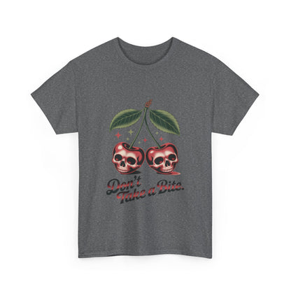 Skull Cherry Womens Graphic Tee, Edgy Tee, Unique Gift, Halloween Apparel, Cute Gothic Fruit Graphic Tee for Women, Funny Dark Style Shirt