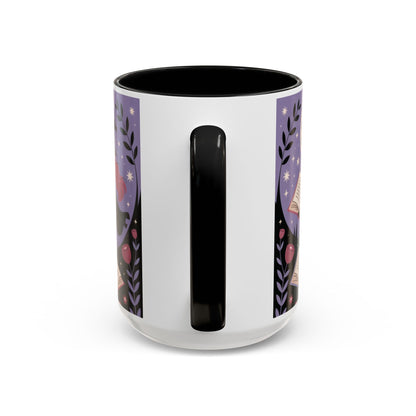 Under the Moonlight I Bloom Mug, Witchy Moon Magic Coffee Cup, Feminine Mystic Gift for Spiritual, Self Growth Lovers, Coffee Mug (11, 15oz)