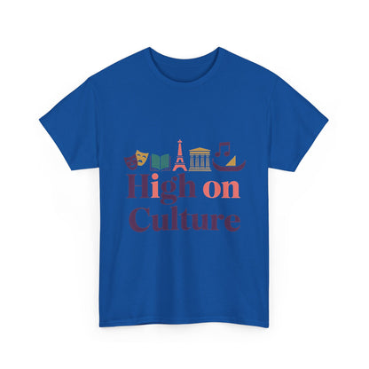 High on Culture Womens T-Shirt, Feminine Artistic Graphic Tee, Art Fashion
