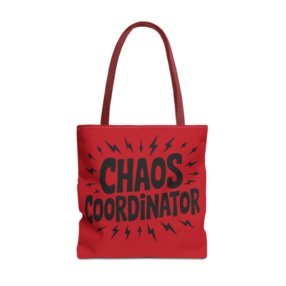 Chaos Coordinator Tote Bag, Fun Carryall for Busy Moms, Students, or Event Planners, Perfect Gift, Beach Weekender Bag,  Large Tote Bag