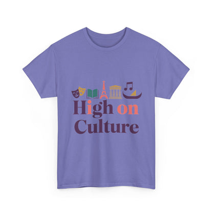High on Culture Womens T-Shirt, Feminine Artistic Graphic Tee, Art Fashion