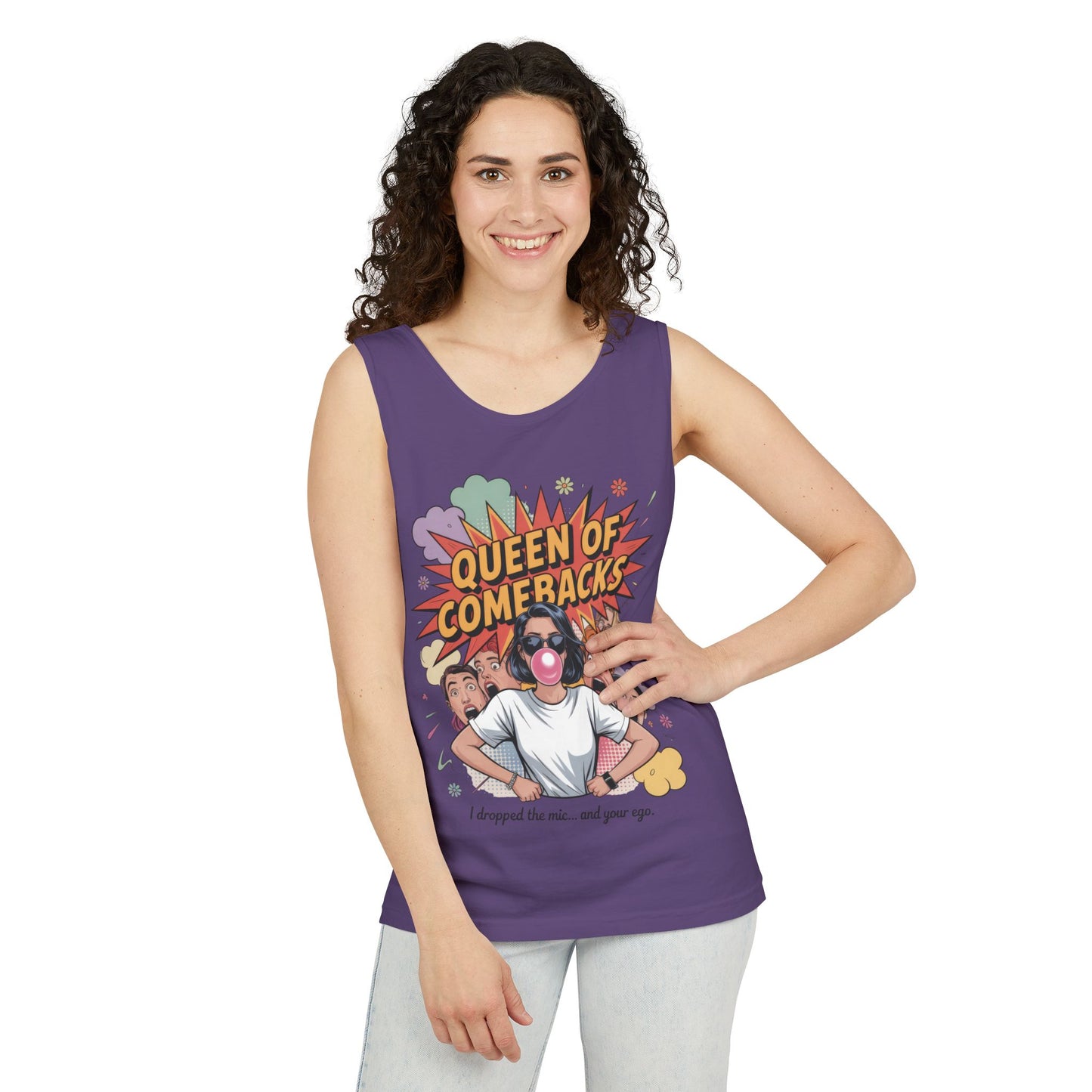 Funny Women's Tank Top, Queen of Comebacks Tee, Funny Graphic Tank, Gift for Her, Casual Wear, Comedy Apparel