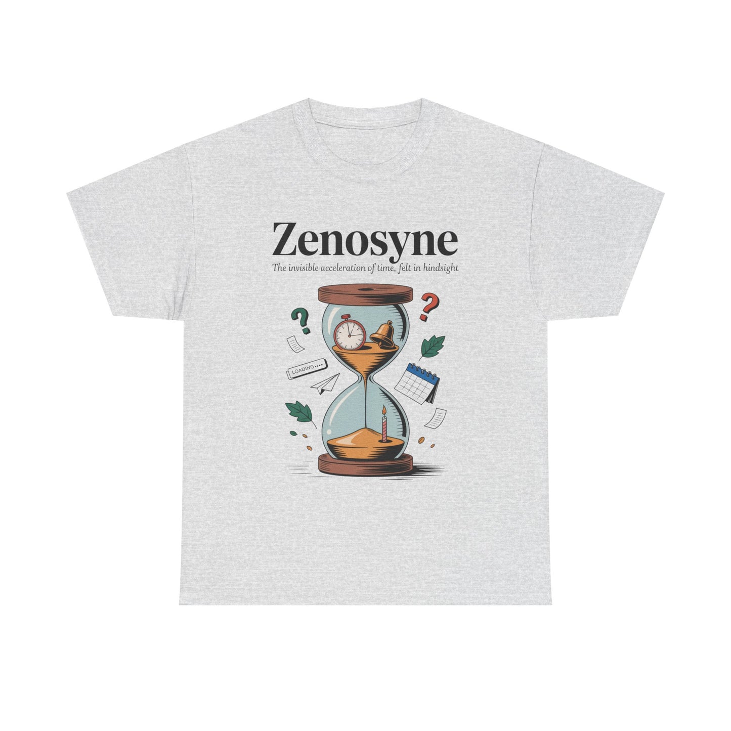 Zenosyne Unisex Heavy Cotton Tee, Aesthetic Word Tee, existential tee, Emotional Word Tee, Moody Graphic Tee, Philosophical Tee