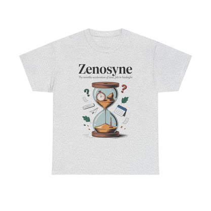 Zenosyne Unisex Heavy Cotton Tee, Aesthetic Word Tee, existential tee, Emotional Word Tee, Moody Graphic Tee, Philosophical Tee