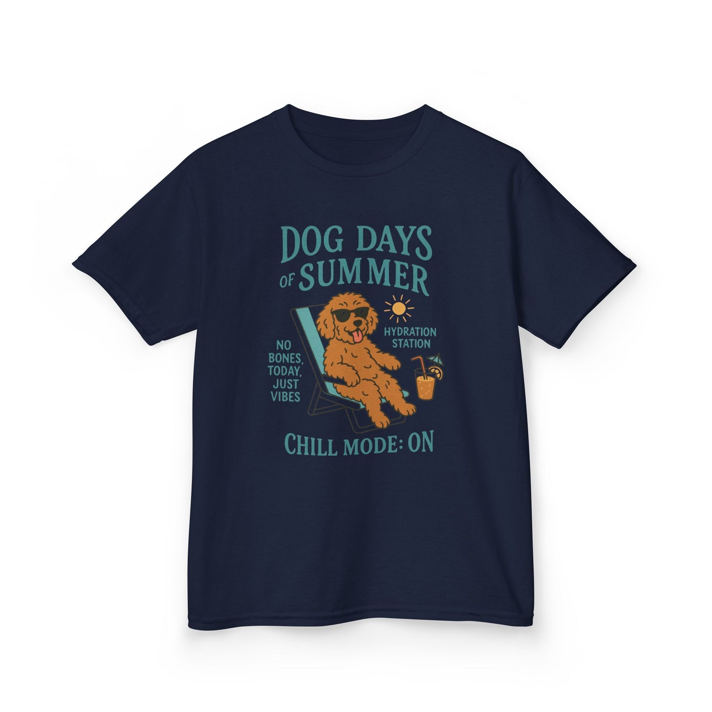 Summer Chill Kids Tee | Fun Playful T-Shirt for Boys & Girls, Perfect for Summer Days, Beach Outings, Gifts, Casual Wear