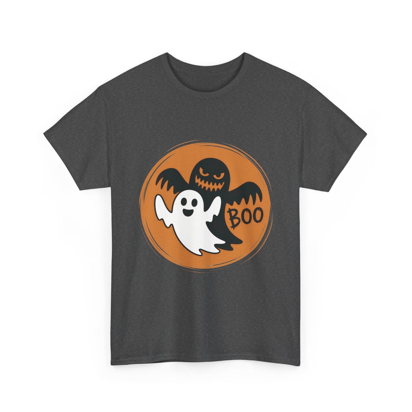Halloween Ghost Men's T-Shirt, Cute Spooky BOO Tee, Men's Funny Scary Shirt for Men