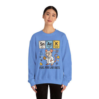 Lab Rat Science Sweatshirt, Science Crewneck, Funny Gift for Teachers, Chemistry Sweatshirt, Cute Lab Rat Design, Perfect for Birthdays