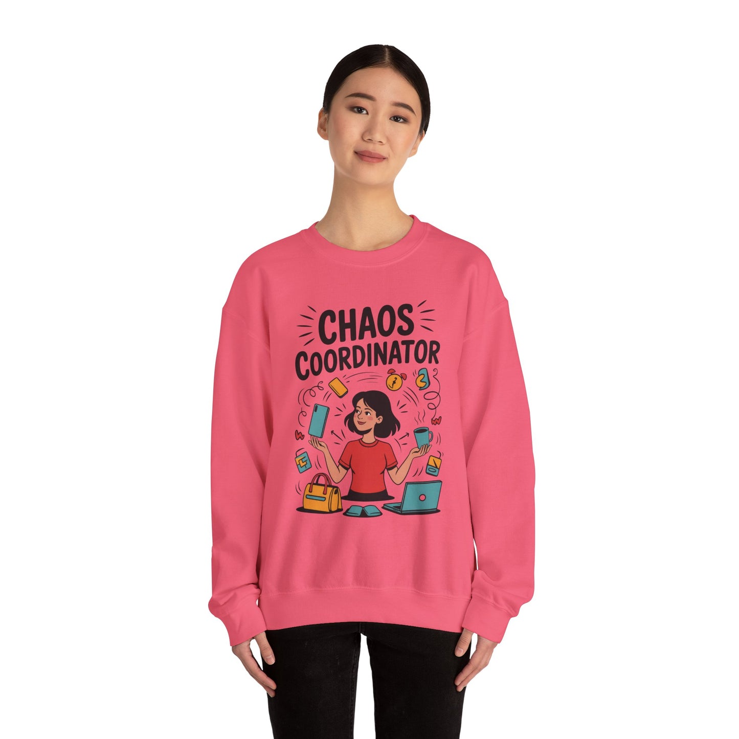 Chaos Coordinator Sweatshirt, Funny Mom Life Sweatshirt ,Gift for Busy Moms, Multitasking Mom Gift, Mom Life Sweatshirt, Mother's Day Gift