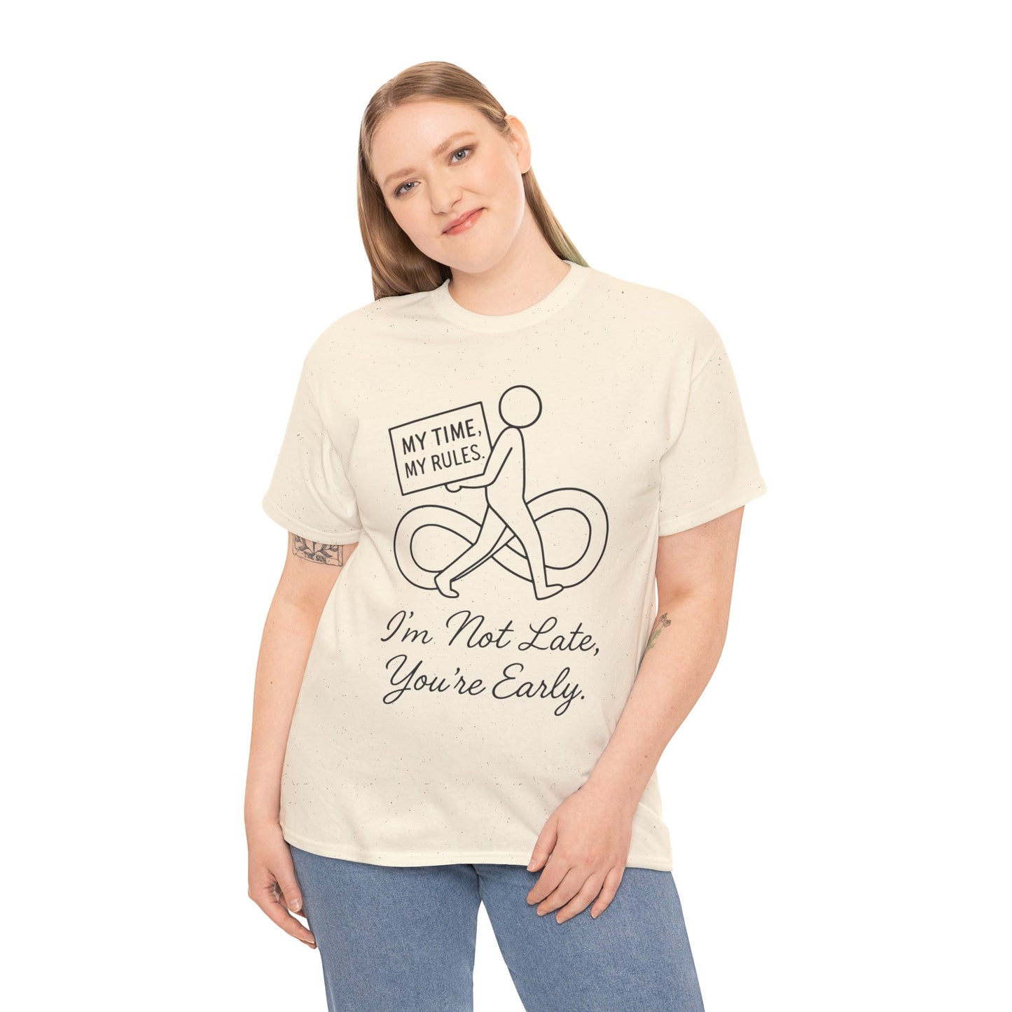 My Time My Rules Women's Heavy Cotton Tee, Funny T-Shirt, Casual Wear, women empowerment tee, confident woman shirt, self love t shirt