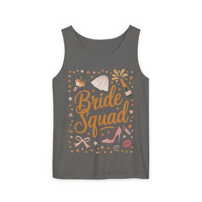 Bride Squad  Tank Top, Bachelorette Party T-Shirt, Bridesmaid Wedding Tee, Hen Party Matching Shirts, Bridal Shower, Gift for Bridesmaids