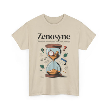 Zenosyne Unisex Heavy Cotton Tee, Aesthetic Word Tee, existential tee, Emotional Word Tee, Moody Graphic Tee, Philosophical Tee