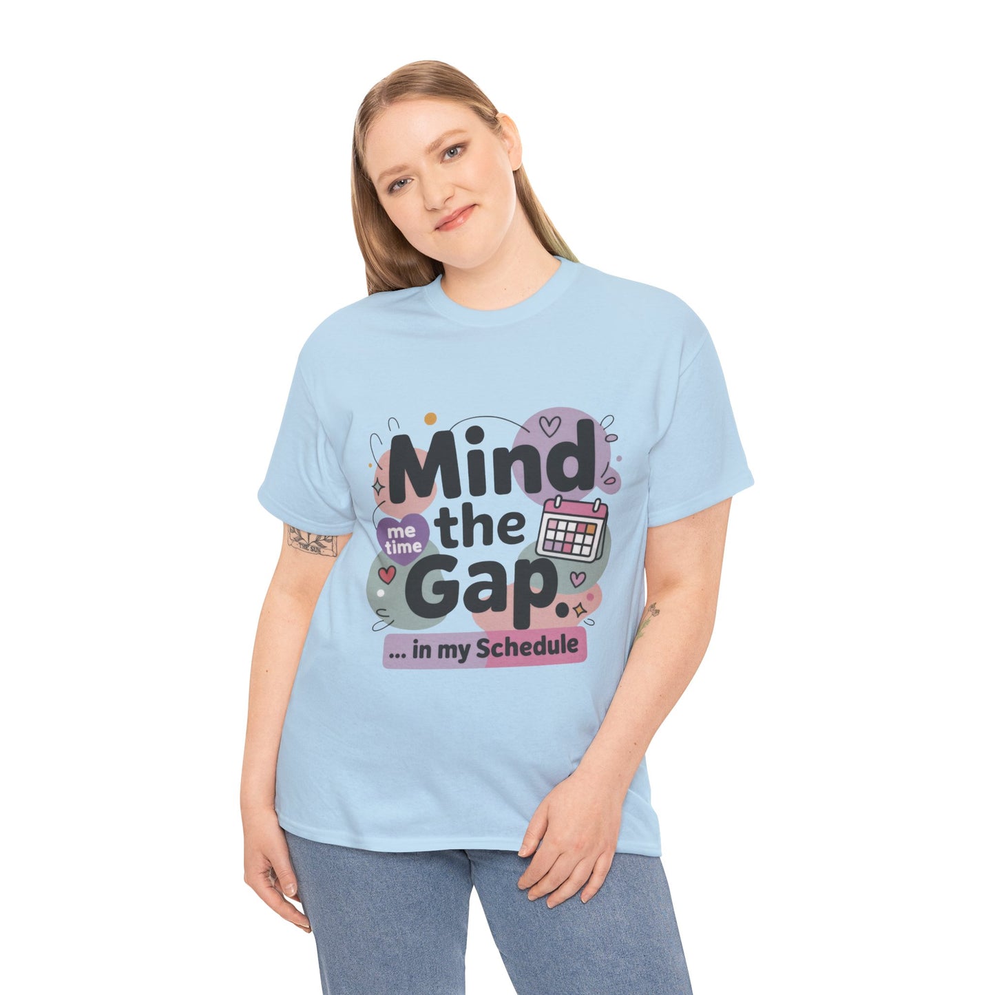 Mind the Gap in My Schedule T-Shirt, Funny Self Care Tee for Women, Me Time Graphic Tee, Mental Health Awareness Top, Funny Relaxation Tee