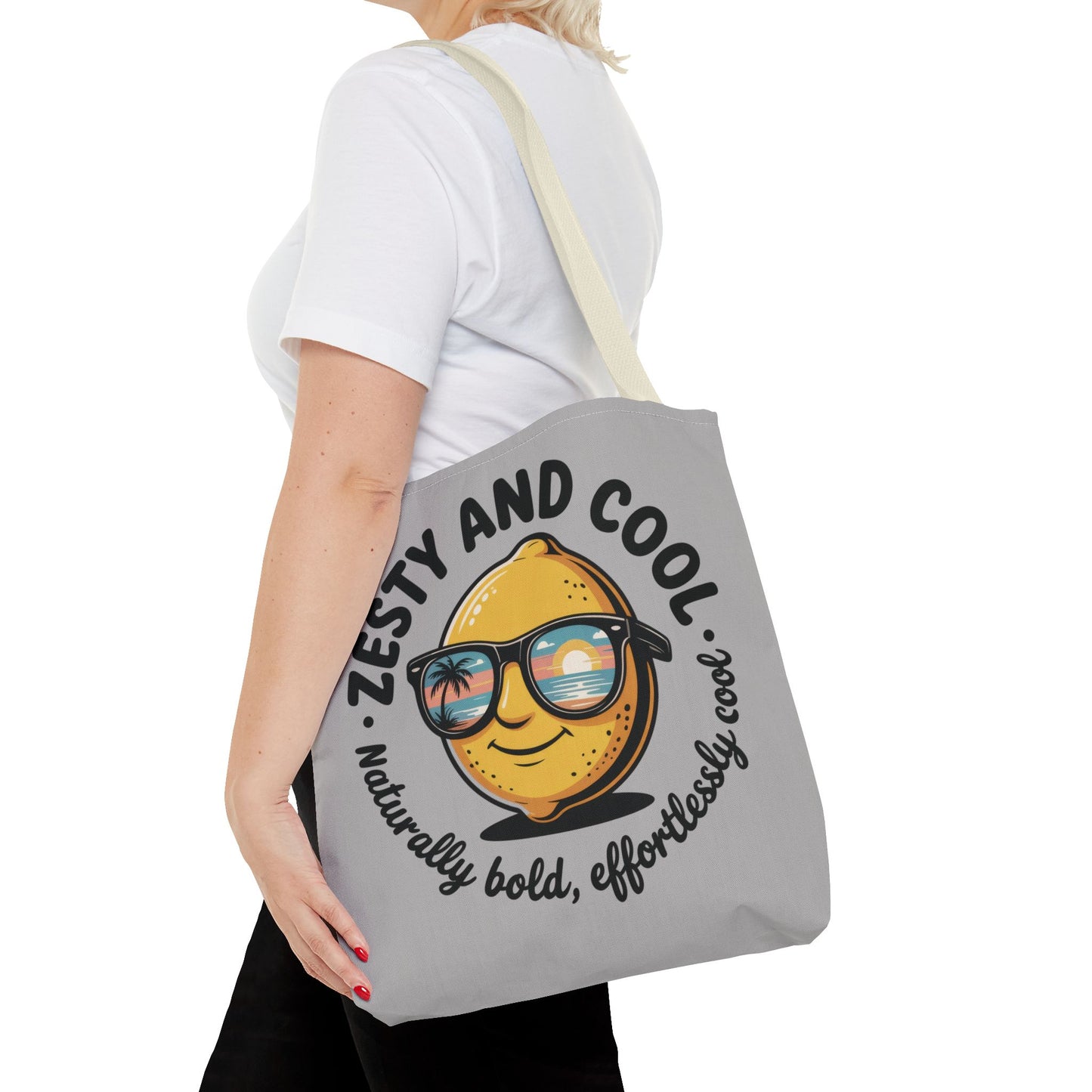 Zesty Lemon Tote Bag - Fun & Bold Carry-All for Everyday Use, Summer, Beach Days, Gifts, Eco-Friendly Shopping, Large Tote Bag