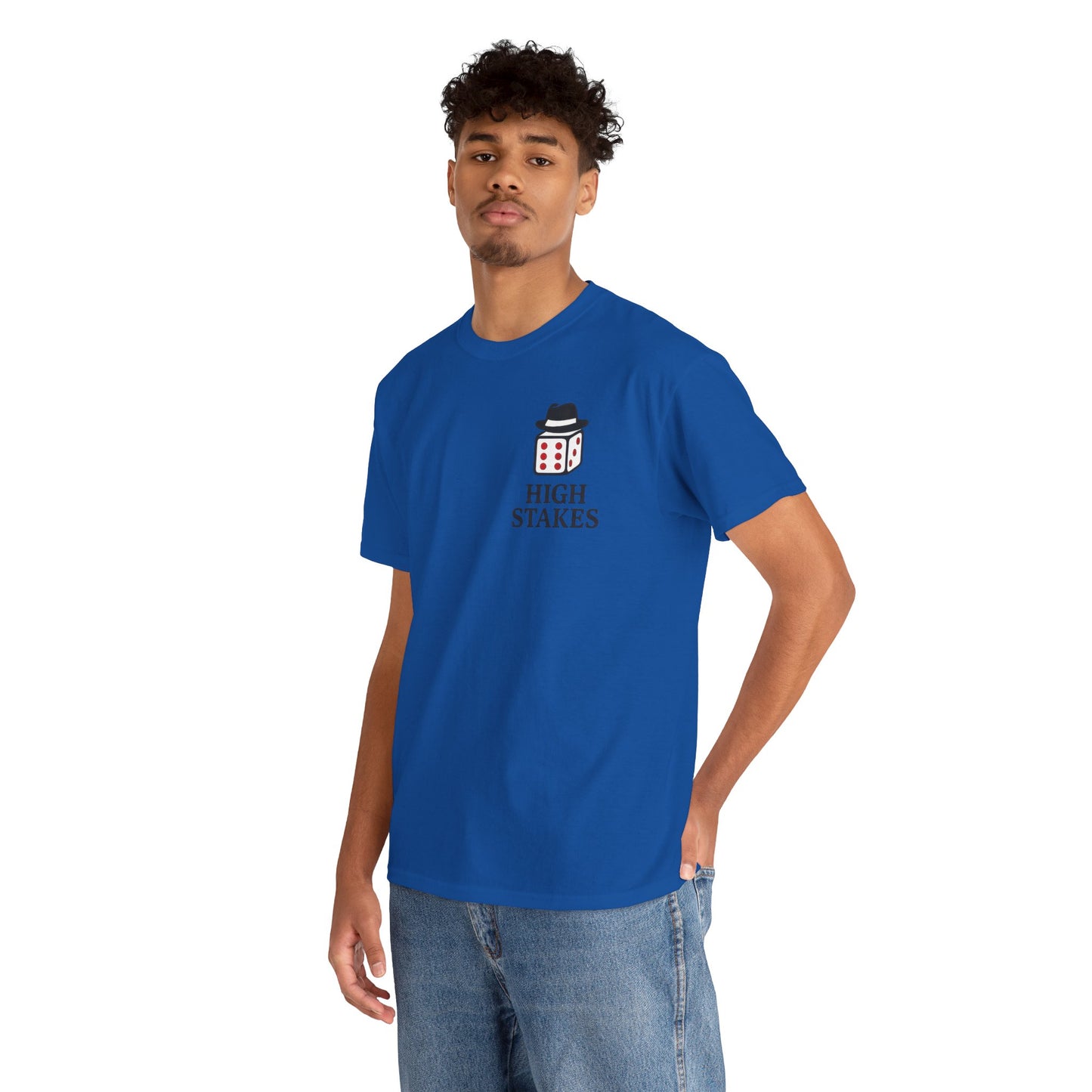Mens Front Back print tee, Gambling Shirt, Casino Style Tee, Poker Lover Gift, Gaming Apparel, Slot Machine Graphic, Gambling Gift