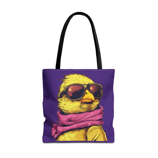 Chic Bird Tote Bag, Trendy Shopping Tote, Eco-friendly Bag, Gift for Animal Lovers, Summer Accessory, Beach Weekender Bag, Large Canvas Bag
