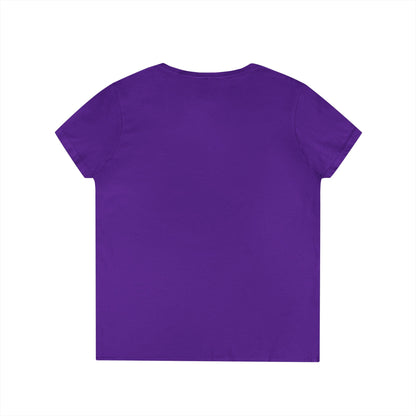 Zen but Still Sarcastic Ladies' V-Neck T-Shirt, Perfect for Yoga, Casual Wear, Mindfulness, Gift Yoga Lovers, Funny Meditation Top
