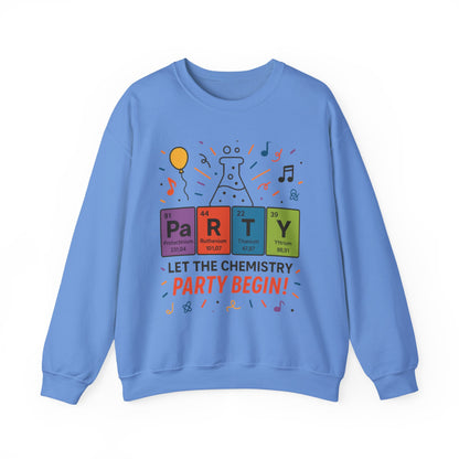 Party Chemistry Crewneck Sweatshirt, Chemistry Sweatshirt, Science Gift, Cute Crew Neck, Birthday Sweatshirt, Unisex Pullover