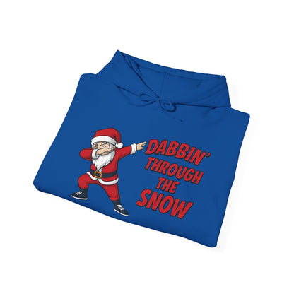 Dabbin Santa Men's Christmas Hoodie, Funny Holiday Sweatshirt