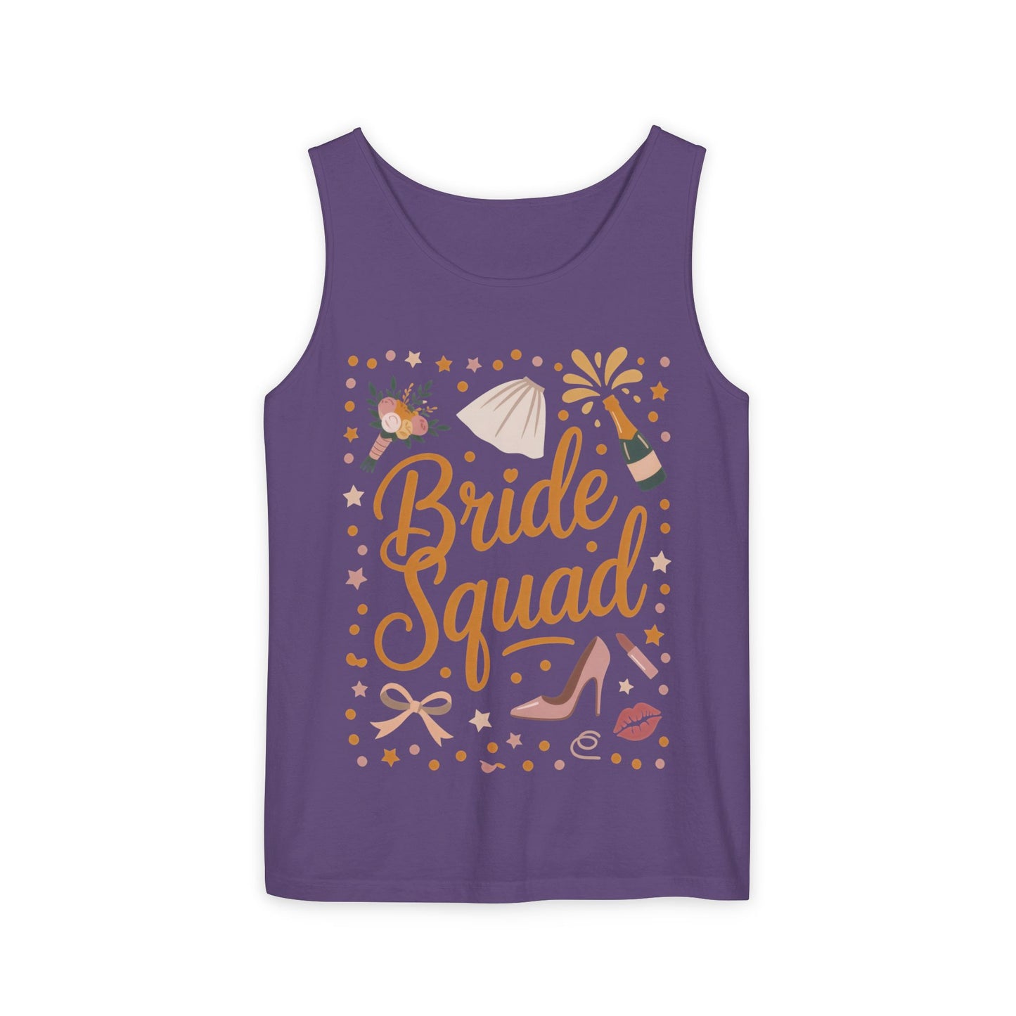 Bride Squad  Tank Top, Bachelorette Party T-Shirt, Bridesmaid Wedding Tee, Hen Party Matching Shirts, Bridal Shower, Gift for Bridesmaids