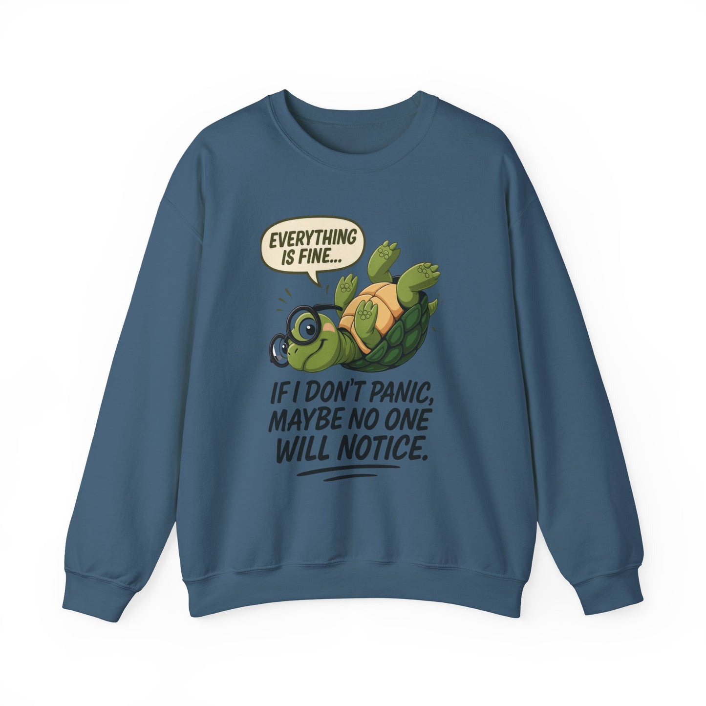 Casual Humor Unisex Sweatshirt, Perfect Gift for Anxiety Relief, Social Anxiety Joke, Quirky Graphic Sweatshirt, Introvert Humor Gift