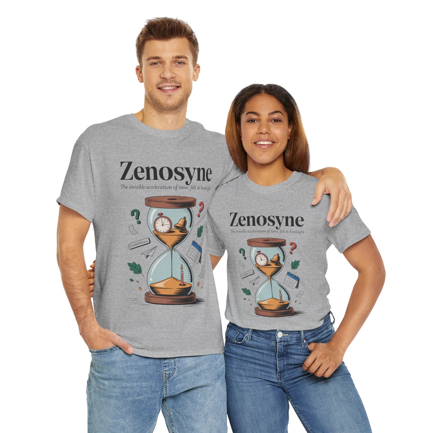 Zenosyne Unisex Heavy Cotton Tee, Aesthetic Word Tee, existential tee, Emotional Word Tee, Moody Graphic Tee, Philosophical Tee